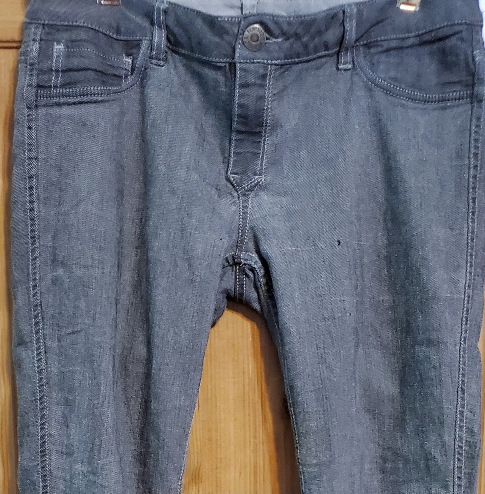 Flip Side Two Pair For Price Of One  Reversible Women's Gray Denim Jeans